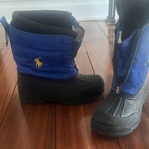 Polo Blue and Black Winter snow Boots